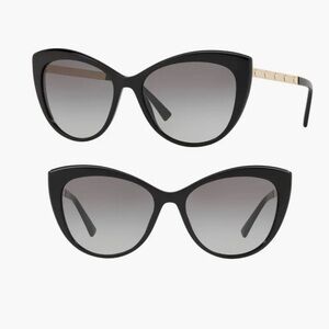 Versace Chic Black Cat-Eye Sunglasses